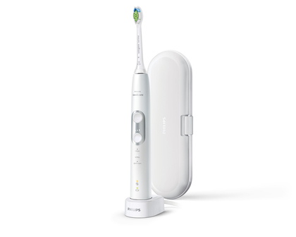 Philips Sonicare ProtectiveClean 6100 HX6877/28 - Elektrische Tandenborstel - Zilver/Wit
