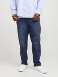 JACK&JONES Heren Jeans Slim Fit Katoen Blend Blauw Denim W42 x L36