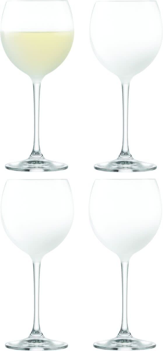 L.S.A. Haze Wijnglazen - Set van 4 Stuks - 400 ml - Wit