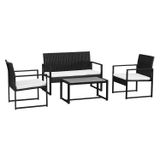 Happy Garden 903NC Tuinmeubelset Zwart