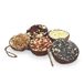 Lyra Pet 3 x 10 stuks Halve kokosnoot gevuld met topping