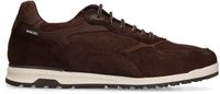 Van Lier - Heren - Donkerbruine suède sneakers - Maat 46