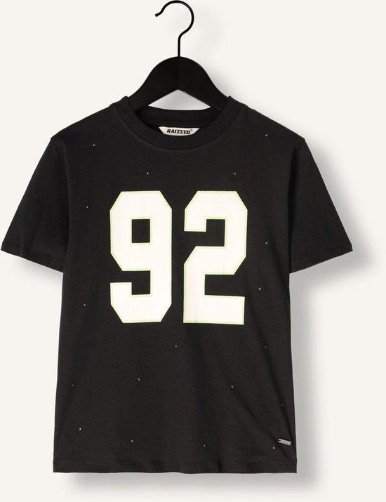 RAIZZED Tarla T-shirt Meisjes Zwart Katoen Ronde hals Printopdruk - Maat 128
