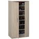 Schoenenkast Canadese eik Schoenenkast met twee deuren, hulpmeubels, basismodel, 55 cm (breedte) x 108 cm (hoogte) x 36 cm (diepte)