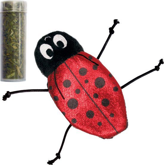 Gebr de boon Kong Refillables Ladybug Kattenspeelgoed
