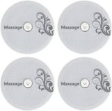 Hydas Reserve-elektrodekussens voor Smart Massager, zelfklevend, 6 x 6 cm, set van 4 stuks