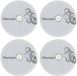 Hydas Reserve-elektrodekussens voor Smart Massager, zelfklevend, 6 x 6 cm, set van 4 stuks