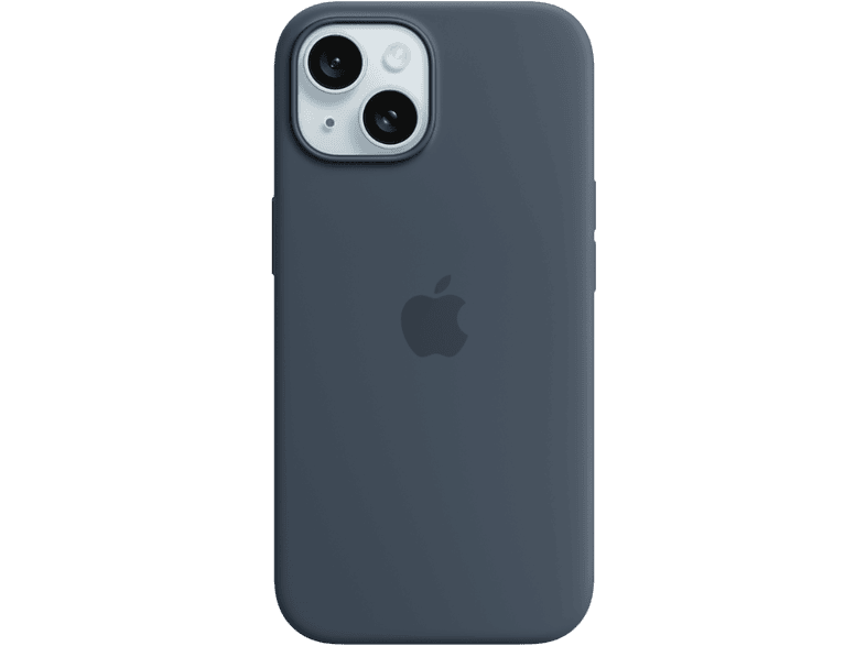 Apple iPhone 15 Silicone Case with MagSafe - Storm Blue