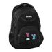 BeUniq Sac à dos scolaire pour jeunes filles garçons STITCH Disney noir