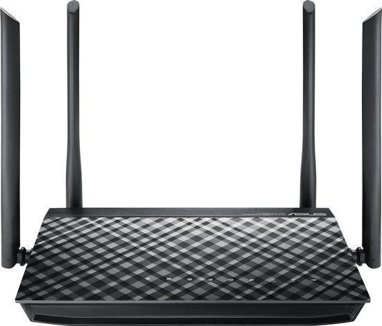 ASUS RT-AC1200G+ - Draadloze router 4-poorts switch - 1GbE Dual Band