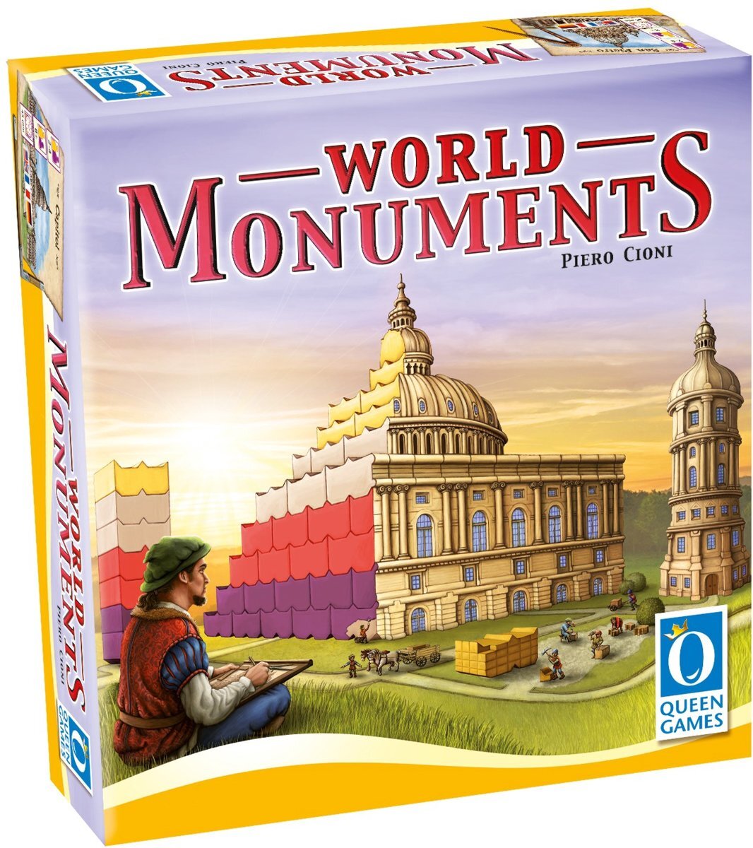 Queen Games World Monuments Bordspel EN/FR/DE :