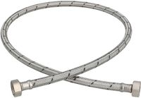 KOTARBAU® Flexibele Aansluitslang 1/2" x 1/2" - Flexibele Kraanslang 100 cm - Sanitaire Aansluitslang - Flexibele Verbindingsslang - Aansluitslang Armatuur - met Roestvrijstalen Vlechtwerk