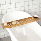 Merkloos Rootz Bamboe Badkuiprek - Caddy Tray Badkamerplank - Lengte 80cm