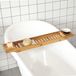 Merkloos Rootz Bamboe Badkuiprek - Caddy Tray Badkamerplank - Lengte 80cm