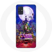 Maniacase Hoesjes voor Samsung Galaxy A71 The Legend of Majora Zelda Mask Video Games