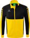 Erima Six Wings Worker Jack Heren - Zwart / Geel | Maat: M