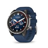 Garmin quatix 8, 47 mm, montre GPS connectée, écran AMOLED lumineux, contrôle de traceur de cartes, lampe de poche intégrée, fonctions de santé et de bien-être 24h/24 et 7j/7