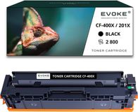 Evoke HP CF-400X Zwarte Printercartridge, 2800 pagina's