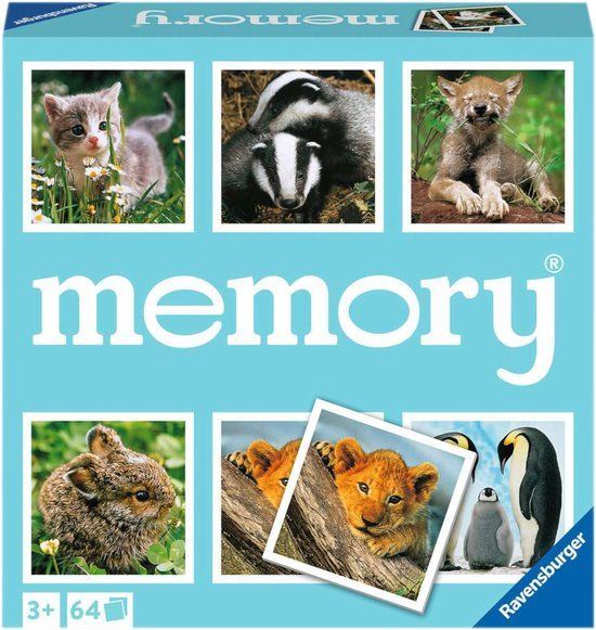 Ravensburger Animal Babies Memory® - Denkspel - 3+ jaar