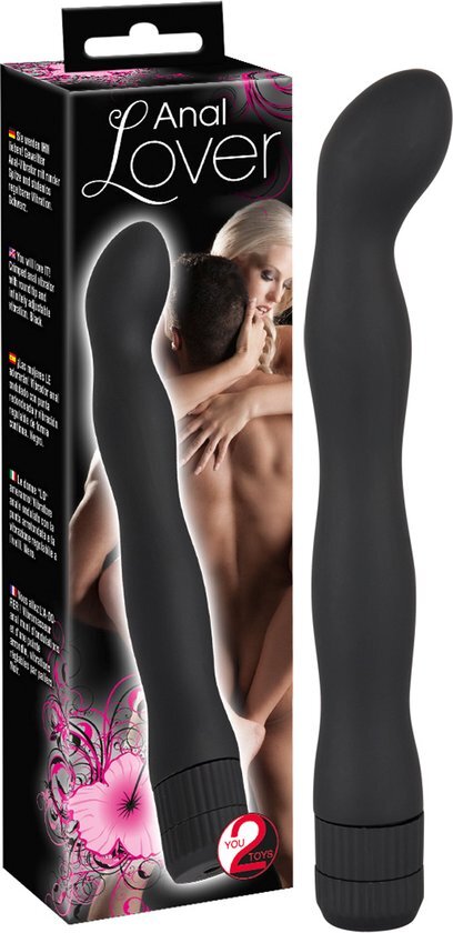 You2Toys Golvende zwarte anaal vibrator