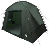 vidaXL Huisje Tent 3-persoons Leger Groen Polyester