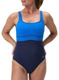 Speedo Dames Contour Eclipse Shaping Badpak Blauw - Maat 44