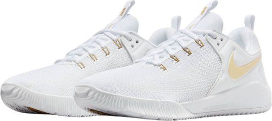 Nike Zoom Hyperace 2 LE - Volleybalschoenen Unisex Maat 39 - Wit/Goud
