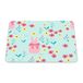 Bonamaison Rechthoekige muismat met digitale print, antislip onderkant, voor kantoor en thuis, 22 x 18 cm