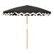 BUSINESS & PLEASURE Sonnenschirm Amalfi Schwarz Brettschichtholz aus recyceltem Holz