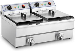 Royal Catering Elektrische friteuse - 2 x 16 L - 400 V