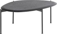 WOOOD Kota Salontafel - MDF/Fineer - Zwart - 36x92x68