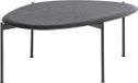 WOOOD Kota Salontafel - MDF/Fineer - Zwart - 36x92x68