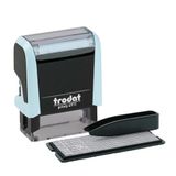 Trodat Pastelblauwe tekstzetstempels, Printy 4911 Typomatic-set