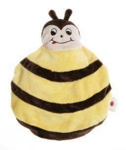 Inatura Cherry Belly Baby Bij - lijnzaadvulling - warm koud pad - baby knuffel
