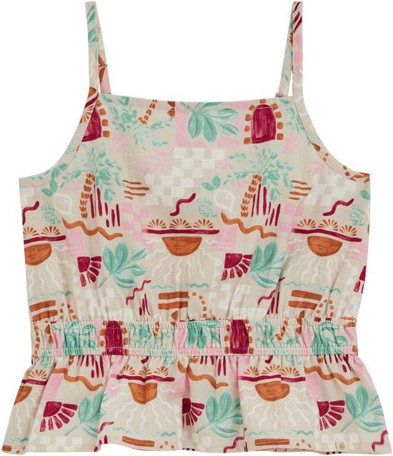 WE Fashion Meisjes singlet met print