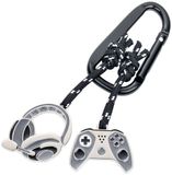 Troika | Sleutelhanger | met karabijnhaak, 2 hangers aan decoratief klimtouw: controller en headset