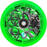 Chubby Lab Stuntstepwiel 110mm Neon Groen Aluminium
