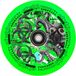 Chubby Lab Stuntstepwiel 110mm Neon Groen Aluminium