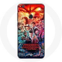 Manicase Hoesje voor Huawei P8 Lite 2017 Stranger Things Teaser Seizoen 4 Poster Karakters Art