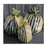 Hanfare TSYB/1 Tiger Stripe Clinical Waste Sacks, Geel, 70 L (Pack van 50)