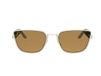 Fendi Lunettes de soleil femme doré œil de chat marron 54mm