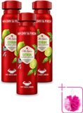 Old Spice Citron Deospray - 150 ml (3 stuks)