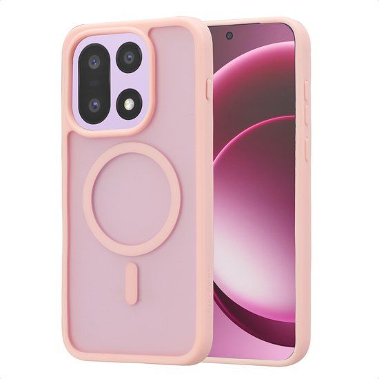 imoshion Color Guard Backcover met Magnetische Ring - Lichtroze - Geschikt voor OnePlus 15