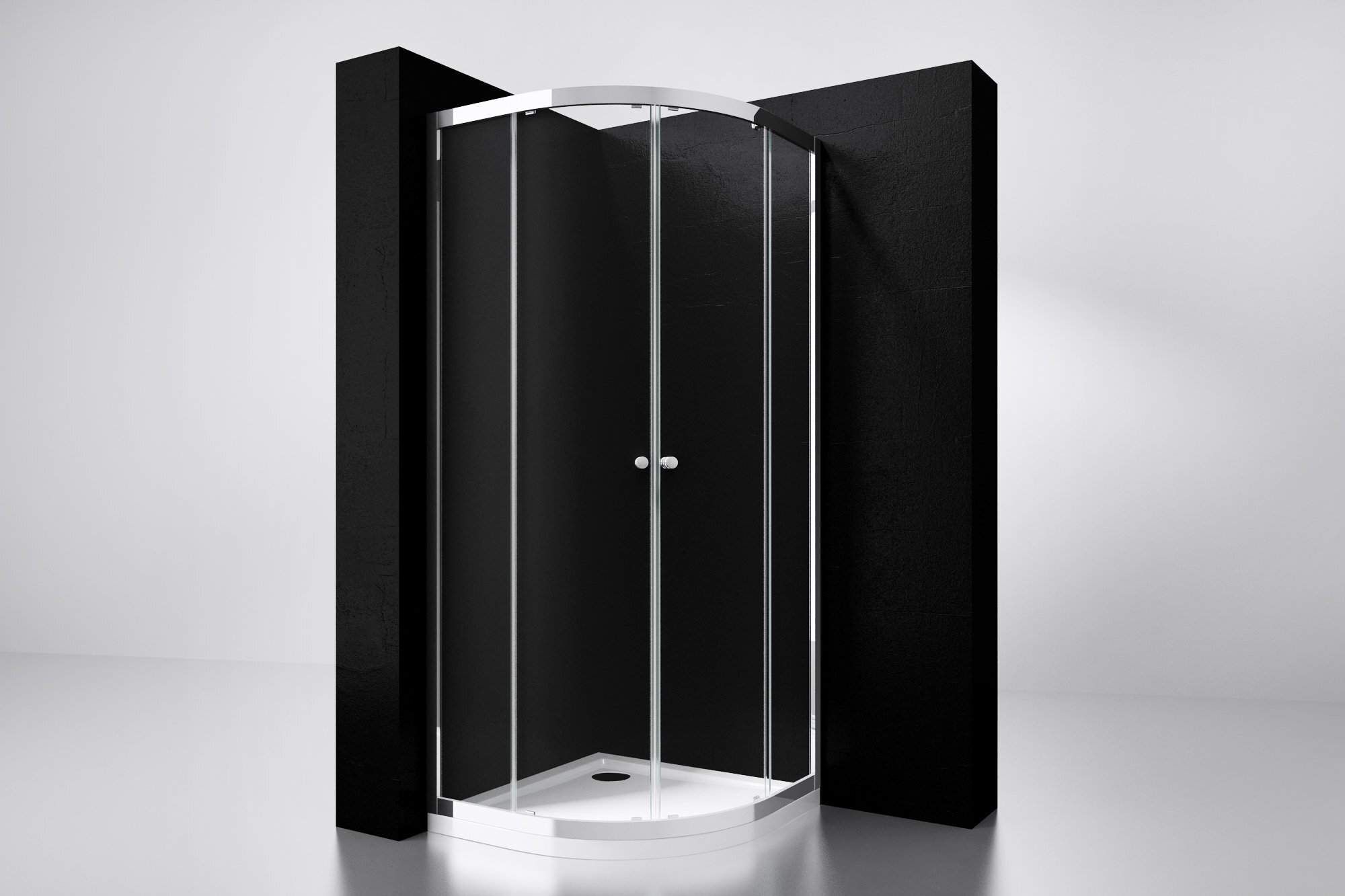 Best Design project 14 ronde douchecabine 100 x 100 x 190 cm glas 5 mm