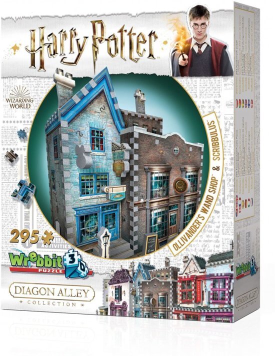 wrebbit 3D Puzzle - Harry Potter Ollivander s Wand Shop & Scribbulus 295