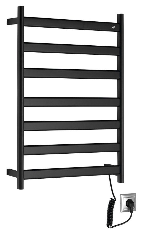 Sapho Elias elektrische handdoekradiator 49x73 mat zwart