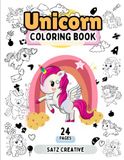 Unicorn Coloring Book: Fun and Easy Coloring Pages for Kids Ages 4-8