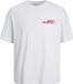 JACK&JONES JORBOUQUET TEE SS CREW NECK TG Hommes T-shirts L Coton Blanc