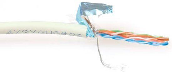 ACT FP100H - Netwerkkabel - CAT5E FTP LSZH - 100m - Beige