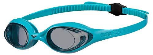 Arena Spider Zwembril, unisex, voor kinderen, rook/blauw, eenheidsmaat